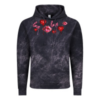 Cloud Black love and  love balloons Vintage Hoodie - AdoDesignShop
