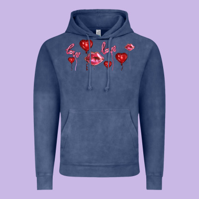 Love And  Love Balloons Vintage Hoodie Designed By Adodesignshop