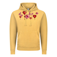 Vintage Mustard love and  love balloons Vintage Hoodie - AdoDesignShop