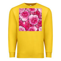 Lemon valentines day all dress up roses seamless pattern Premium Sweatshirt - BundleAndBundleShop