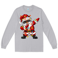 Moon Dust afro dabbing santa Long Sleeve Tee - Zillion Design Studio