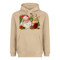 Mushroom santa and hot cocoa cup Heavyweight Hoodie - FaDigitalArtStudio