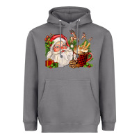Storm santa and hot cocoa cup Heavyweight Hoodie - FaDigitalArtStudio