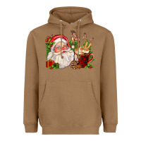 Toasted Coconut santa and hot cocoa cup Heavyweight Hoodie - FaDigitalArtStudio