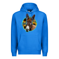 True Royal aztec backsground donkey Premium Hoodie - Jasminsmagicworld