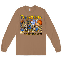 Toasted Coconut im just here for the snacks basketball sister Long Sleeve Tee - Zillion Design Studio