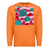 Carrot valentines day turquoise gemstone  and hearts Premium Sweatshirt - BundleAndBundleShop