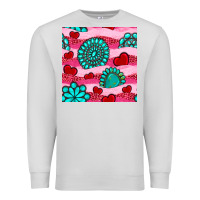 Dove Grey valentines day turquoise gemstone  and hearts Premium Sweatshirt - BundleAndBundleShop