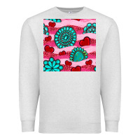 Oatmeal Heather valentines day turquoise gemstone  and hearts Premium Sweatshirt - BundleAndBundleShop
