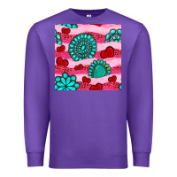 Purple valentines day turquoise gemstone  and hearts Premium Sweatshirt - BundleAndBundleShop