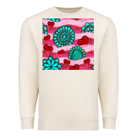 Sandshell valentines day turquoise gemstone  and hearts Premium Sweatshirt - BundleAndBundleShop