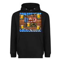 Black dad life with beers Heavyweight Hoodie - HRA Design Shop