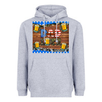 Heather Grey dad life with beers Heavyweight Hoodie - HRA Design Shop