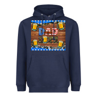 Navy dad life with beers Heavyweight Hoodie - HRA Design Shop