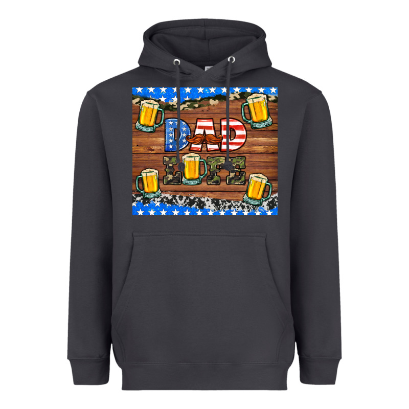 Dad Life With Beers Heavyweight Hoodie by HRA Design Shop | Teevron