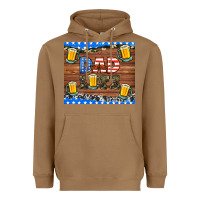 Toasted Coconut dad life with beers Heavyweight Hoodie - HRA Design Shop