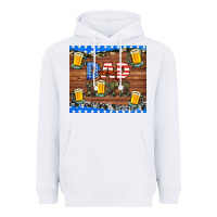 White dad life with beers Heavyweight Hoodie - HRA Design Shop