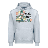 Heather Grey back that thing up Urban Hoodie - MaliasSmallBusiness