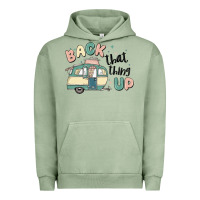 Pigment Oil Green back that thing up Urban Hoodie - MaliasSmallBusiness