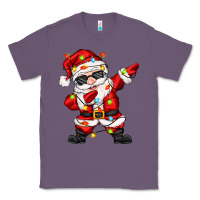 Lavender dabbing santa with christmas lights Classic Tee - Zillion Design Studio