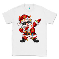 White dabbing santa with christmas lights Classic Tee - Zillion Design Studio