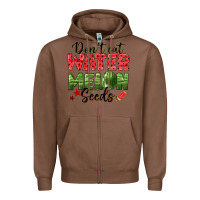 Chestnut dont eat watermelon seeds Zipper Hoodie - texasbilliewilder