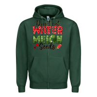 Sports Green dont eat watermelon seeds Zipper Hoodie - texasbilliewilder