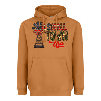 Meerkat small town usa Heavyweight Hoodie - CowhideDigitalArt