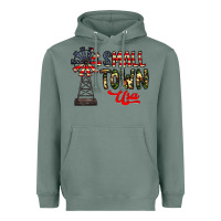 Sage small town usa Heavyweight Hoodie - CowhideDigitalArt