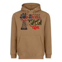 Toasted Coconut small town usa Heavyweight Hoodie - CowhideDigitalArt