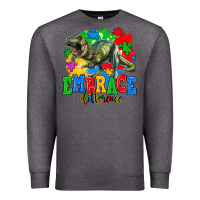 Charcoal Heather embrace difference Premium Sweatshirt - AdoDesignShop