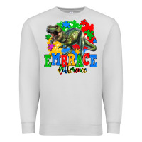 Dove Grey embrace difference Premium Sweatshirt - AdoDesignShop