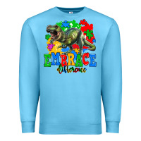 Ocean Blue embrace difference Premium Sweatshirt - AdoDesignShop