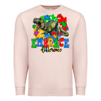Pale Pink embrace difference Premium Sweatshirt - AdoDesignShop