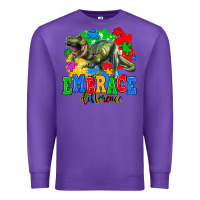 Purple embrace difference Premium Sweatshirt - AdoDesignShop