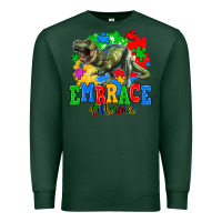 Sports Green embrace difference Premium Sweatshirt - AdoDesignShop