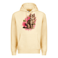 Pina Colada floral cat Premium Hoodie - Jasminsmagicworld