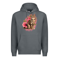 Rock floral cat Premium Hoodie - Jasminsmagicworld