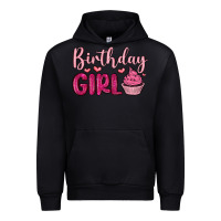 Black birthday girl cupcake Urban Hoodie - MaliasSmallBusiness