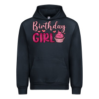 Navy birthday girl cupcake Urban Hoodie - MaliasSmallBusiness