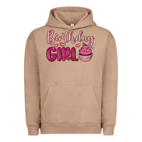 Pigment Burro birthday girl cupcake Urban Hoodie - MaliasSmallBusiness