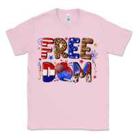 Bubblegum Pink fourth of july freedom Classic Tee - texasbilliewilder