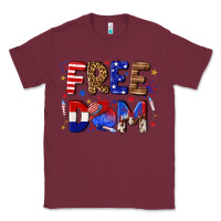 Burgundy fourth of july freedom Classic Tee - texasbilliewilder