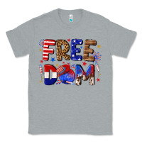 Heather Grey fourth of july freedom Classic Tee - texasbilliewilder