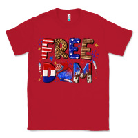 Red fourth of july freedom Classic Tee - texasbilliewilder