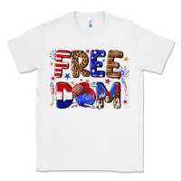 White fourth of july freedom Classic Tee - texasbilliewilder