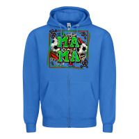 True Royal soccer mama with leopard Zipper Hoodie - Zillion Design Studio