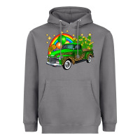 Storm st patricks shamrock gold rainbow balloon candy truck Heavyweight Hoodie - FaDigitalArtStudio