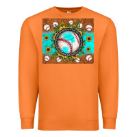 Carrot baseball turquoise sunflower Premium Sweatshirt - JahusDesignShop