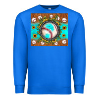 True Royal baseball turquoise sunflower Premium Sweatshirt - JahusDesignShop